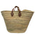 French Market Basket with Leather Handles