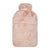 Faux Fur Hot Water Bottle & Cover - Rose