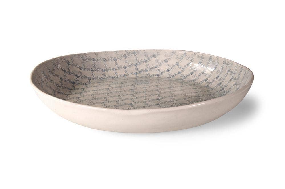 Pie Dish Duck Egg Lace – Willow & Co Home